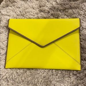 Rebecca Minkoff yellow clutch